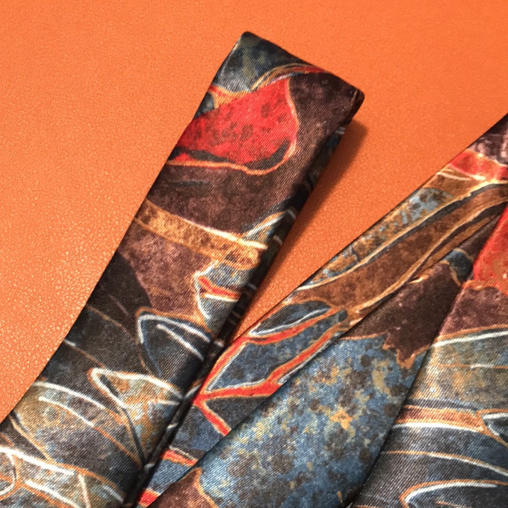 Floral Patterned Tie - Multicolor - image 7